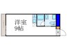 G-Design京都西院 1Rの間取り