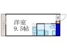 G-Design京都西院 1Rの間取り