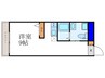 G-Design京都西院 1Rの間取り