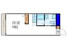 G-Design京都西院 1Rの間取り