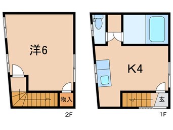 間取図 中田アパート北