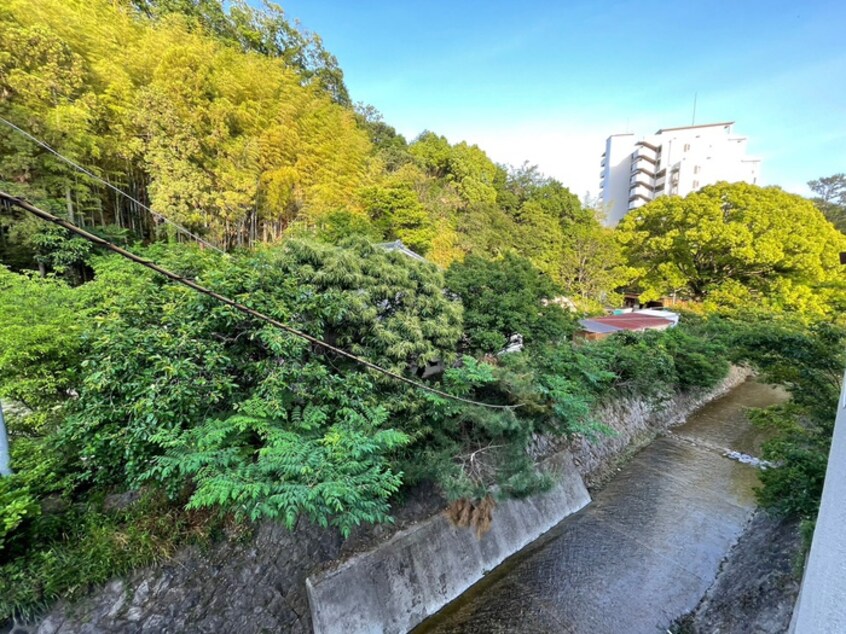 室内からの展望 中田アパート北