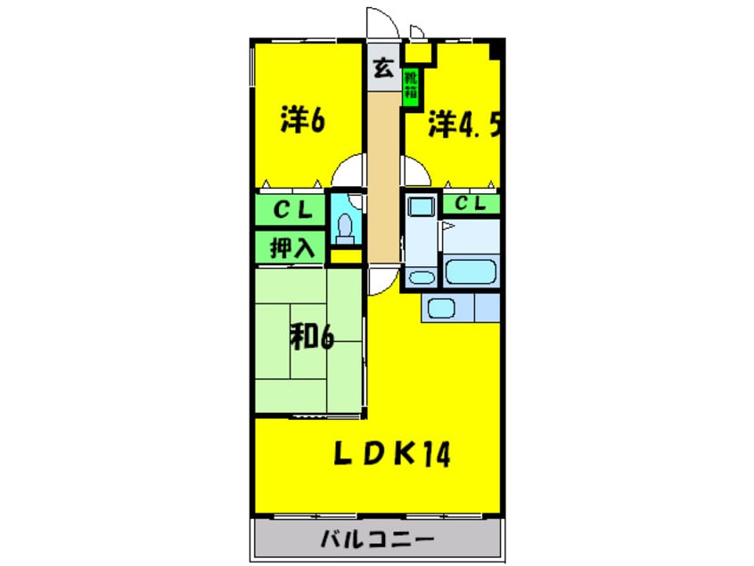 間取図 ジェンティルＭ