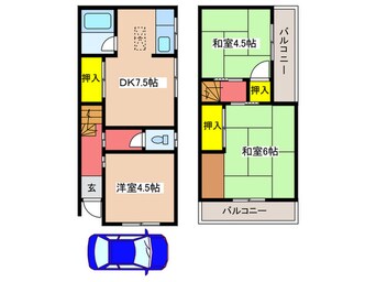 間取図 深井中町戸建（865）