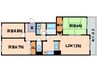 ブエナビスタ守山 3LDKの間取り