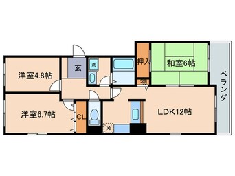 間取図 ブエナビスタ守山