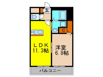 間取図 アムール彩都Ⅱ