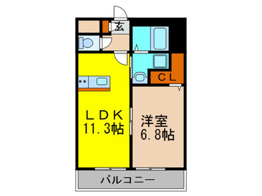 間取図 アムール彩都Ⅱ