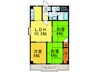 ルネ青山 3LDKの間取り