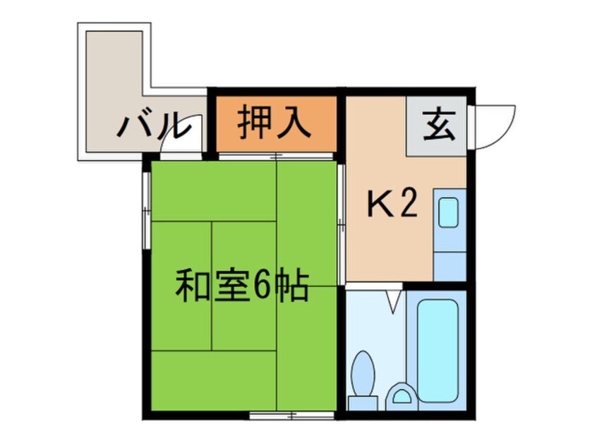 間取図 伊丹 KRマンション