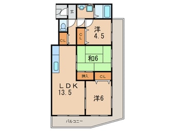 間取図 ＴＳ　浜甲子園