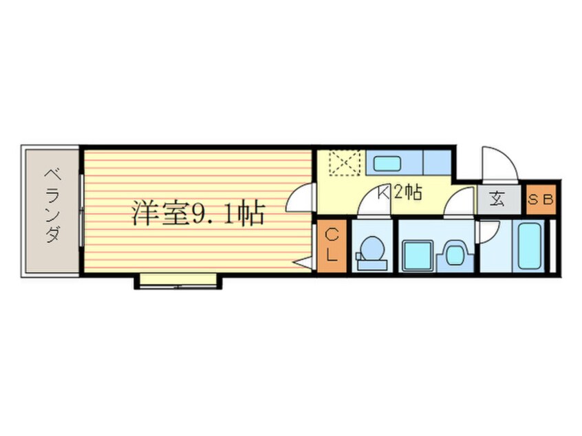 間取図 メゾン・リズミィ