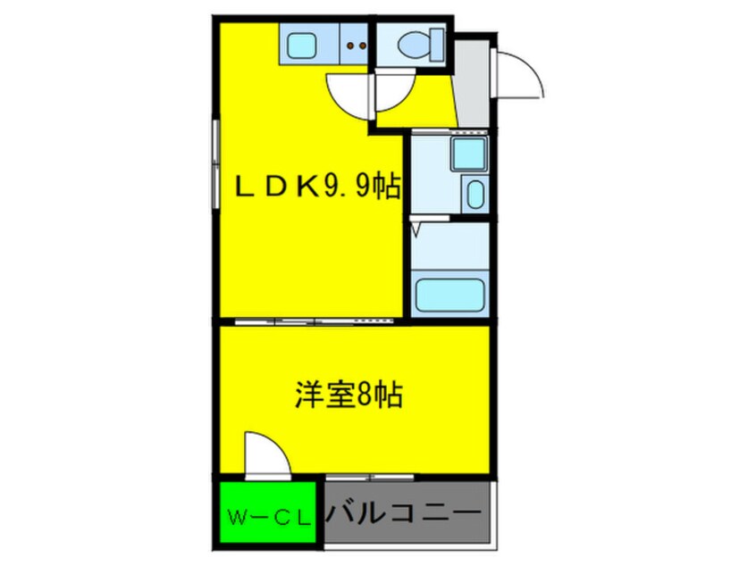 間取図 チェリーブロッサムⅡ番館