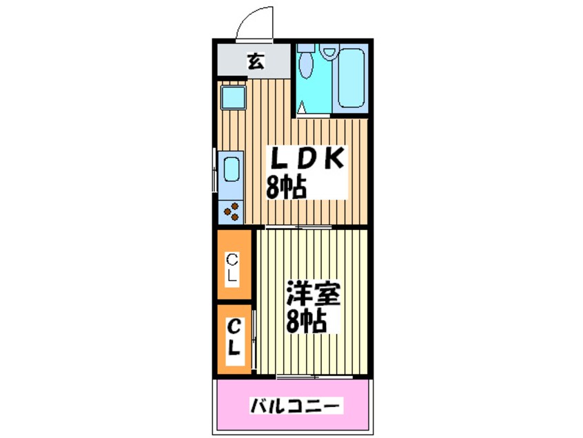 間取図 高砂マンション