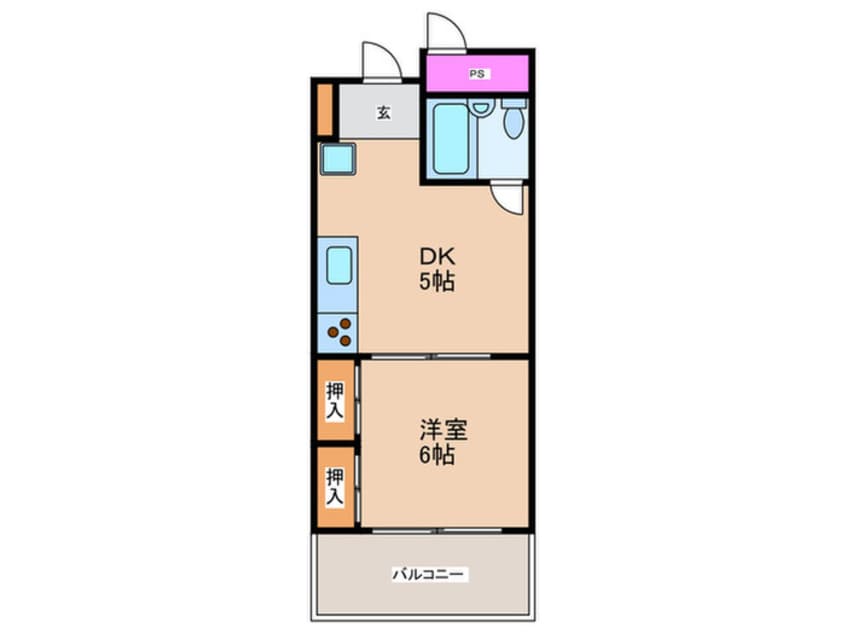 間取図 高砂マンション