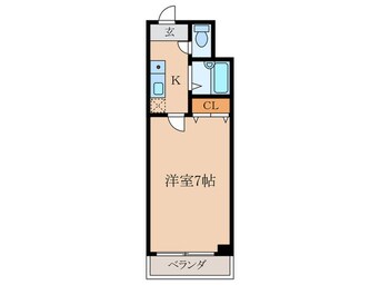 間取図 エリーフラッツ西洞院