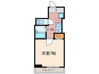 間取図 エリーフラッツ西洞院