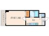 エリーフラッツ西洞院 1Kの間取り