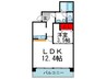 カルム緑地公園Ｖ 1LDKの間取り