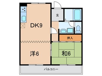 間取図 ラ　ビスタ長峰