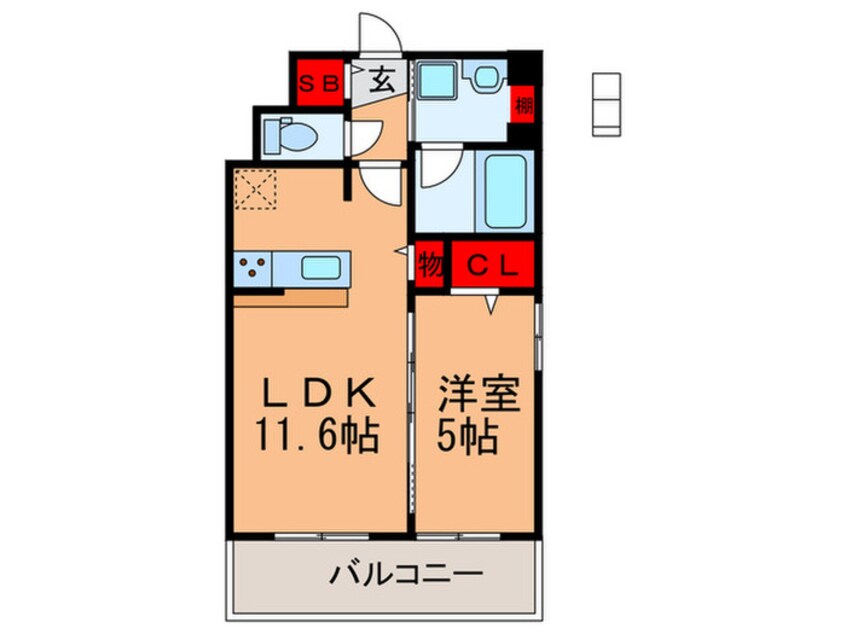 間取図 エスペランサ東洋
