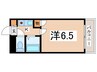 キンキ平野ハイツ 1Kの間取り