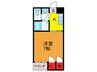 エスポワ－ル大和田 1Kの間取り