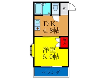 間取図 サザンヴィレッジ２１