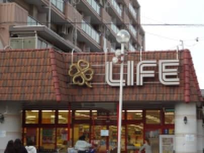 ライフ豊里店(スーパー)まで370m サザンヴィレッジ２１