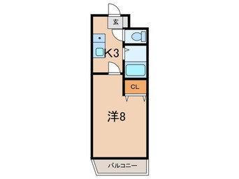 間取図 ジュネス鴨池Ⅰ