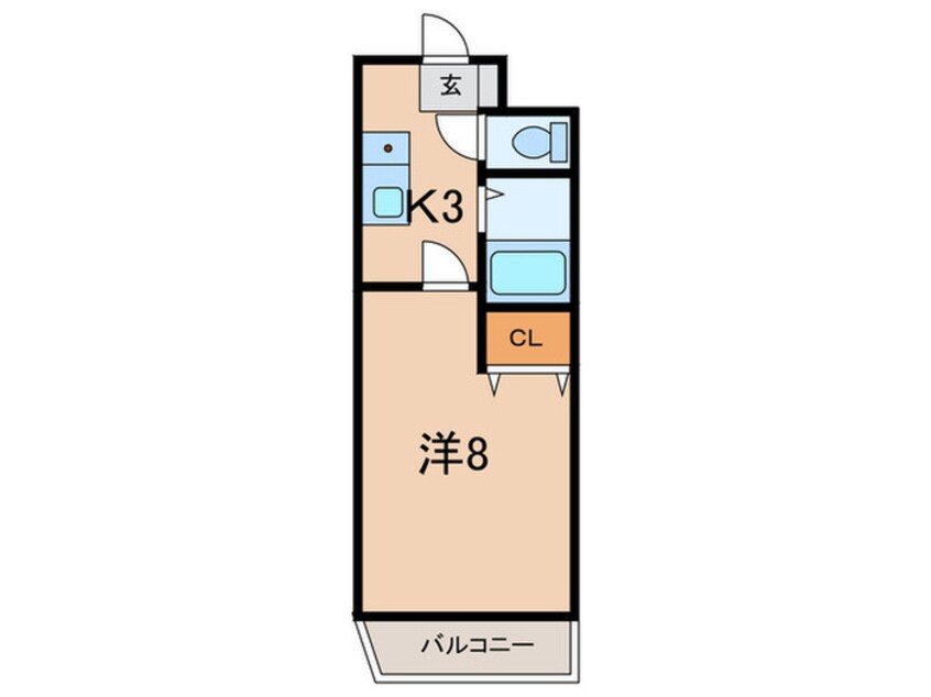 間取図 ジュネス鴨池Ⅰ