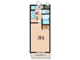 間取図 ジュネス鴨池Ⅰ