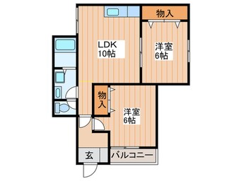 間取図 サニ－コ－トＮ