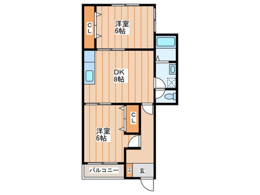 間取図 サニ－コ－トＮ
