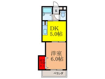 間取図 コ－ポ平尾