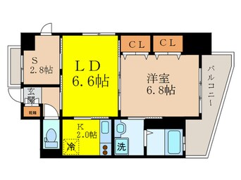 間取図 ア－バンテラス新大阪