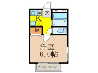 間取図 イルリ－ヴル山手