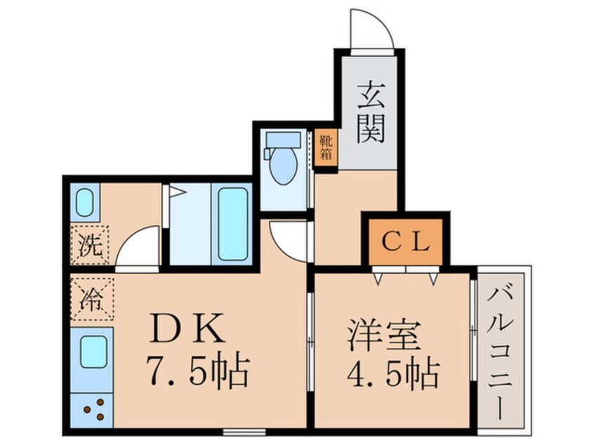 間取図 仮）Recuerde桃山町泰長老