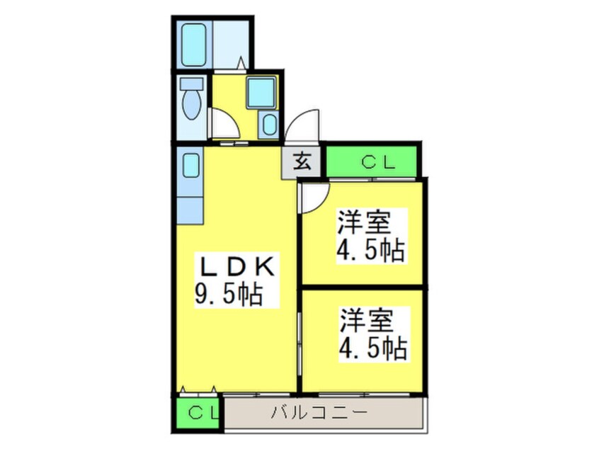 間取図 ロイヤルコート８番館