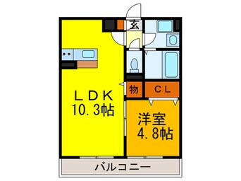 間取図 アム－ルラック