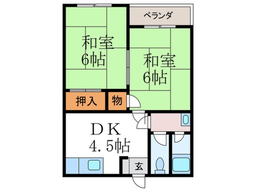 間取図 ローズハウス