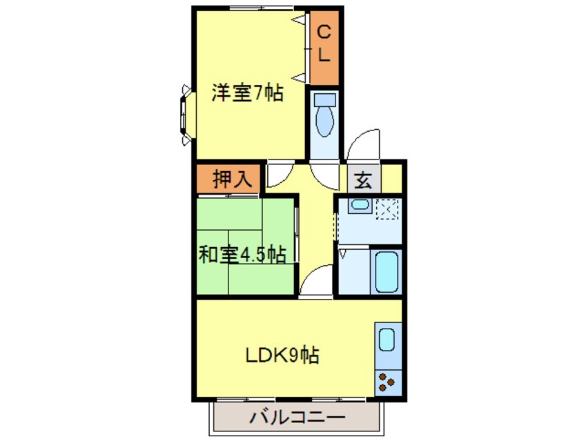 間取図 ヂスタ－ハウス