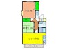 ヂスタ－ハウス 2LDKの間取り