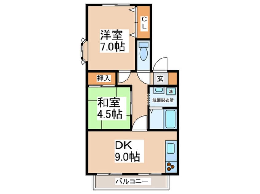間取図 ヂスタ－ハウス