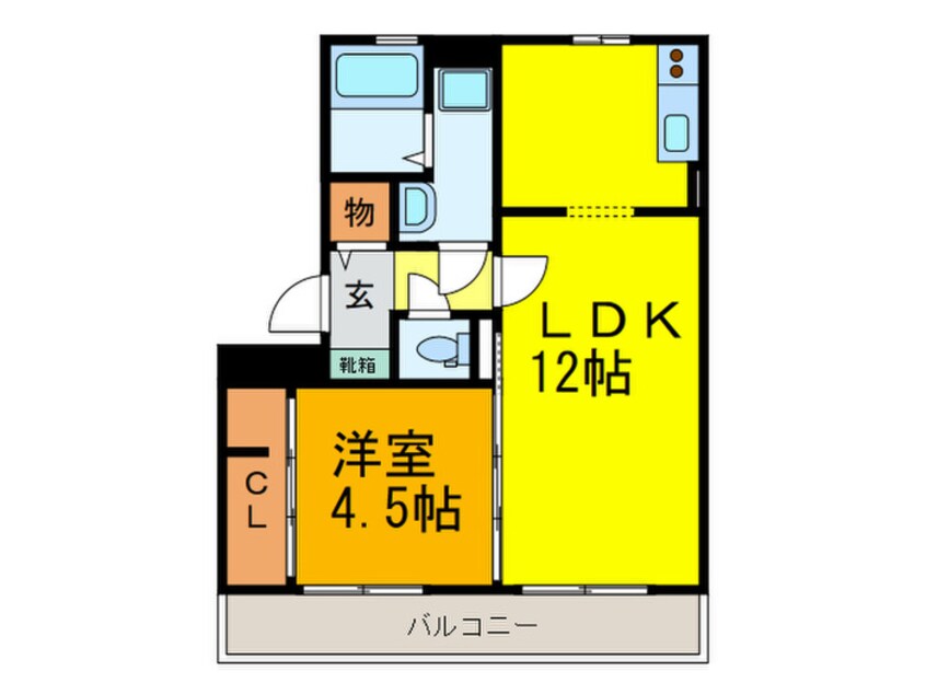 間取図 レフィナ－ドカルチェＡ棟