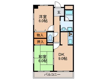間取図 メゾンドソレイユ
