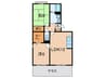 クレスト・想 2LDKの間取り