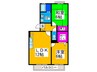 クレスト・想 2LDKの間取り