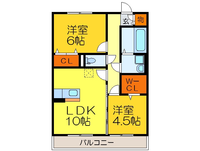 間取り図 レフィナ－ドカルチェＣ棟
