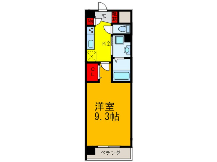 間取図 アトール永和